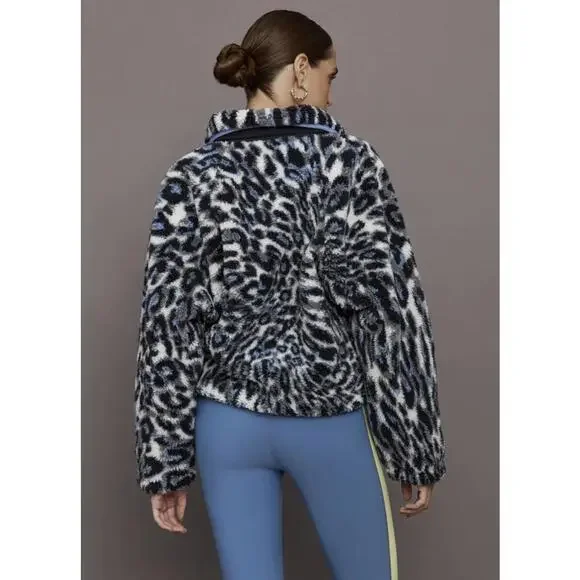 Free People Rocky Ridge Hit The Slopes Cheetah Print Sweater - XL NWOT - Picture 3 of 9